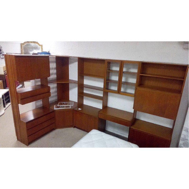 RARE MEUBLE DE SALON MACINTOSH MODULABLE  EN TECK  