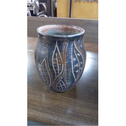 PETIT VASE EN GRÈS SIGNÉ