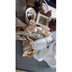 ENSEMBLE DE VERRES ET...