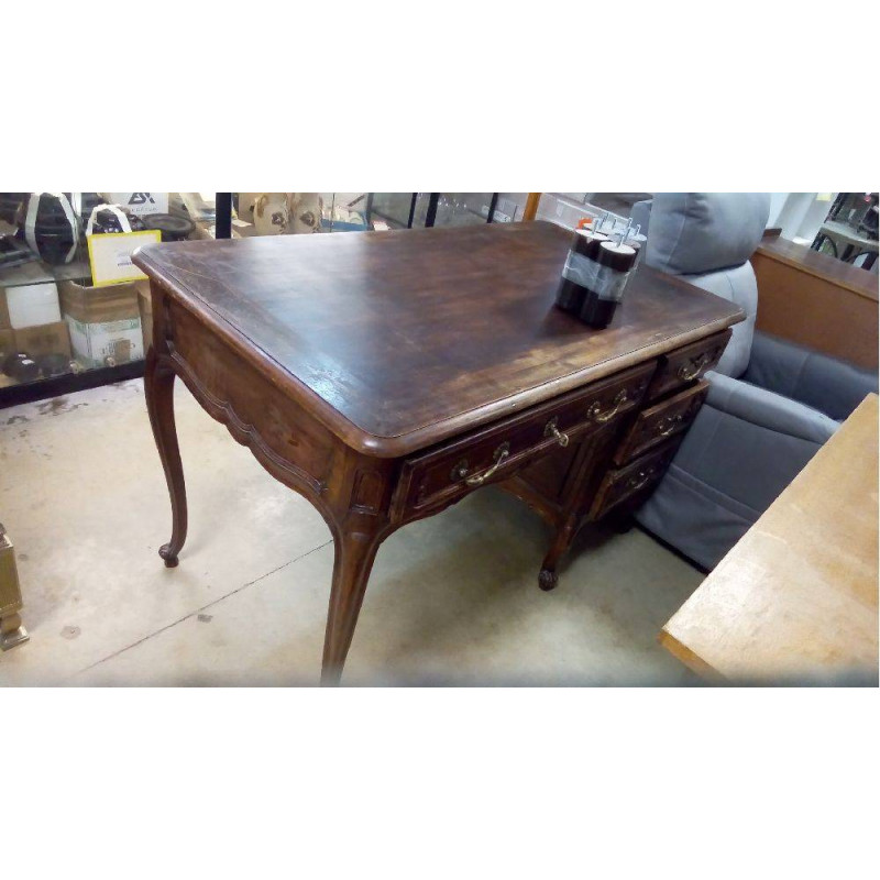 BUREAU STYLE LOUIS XV 4 TIROIRS