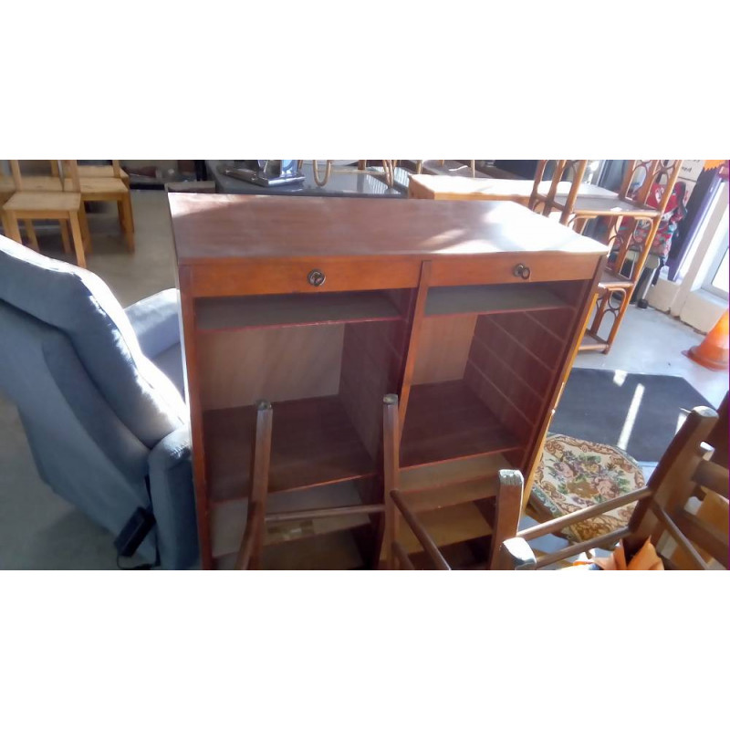 CLASSEUR À RIDEAUX DOUBLE AVEC 2 CLÉS