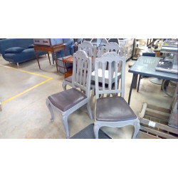 ENSEMBLE DE 6 CHAISES...