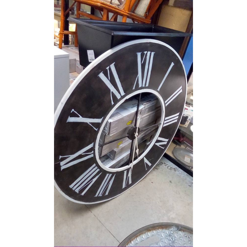 GRANDE HORLOGE TÔLE TESTÉE