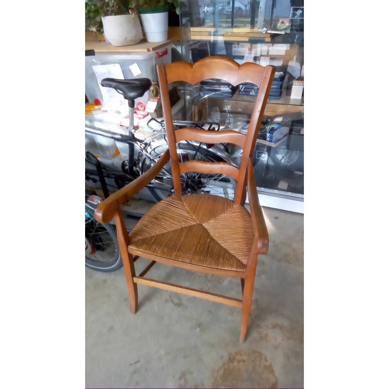FAUTEUIL PAILLÉ 