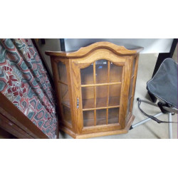 VITRINE BIBELOTS BOIS