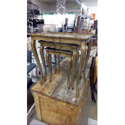 TABLES GIGOGNES BOIS DORÉ