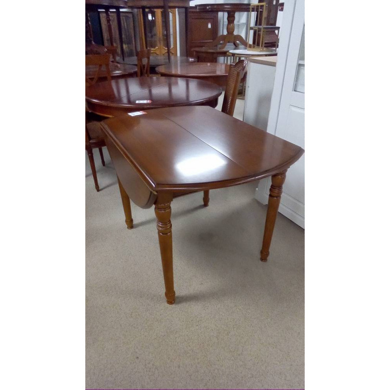 TABLE MERISIER OVALE 1 ALLONGE