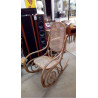 ROCKING CHAIR BOIS COURBÉ CANNÉ ANCIEN