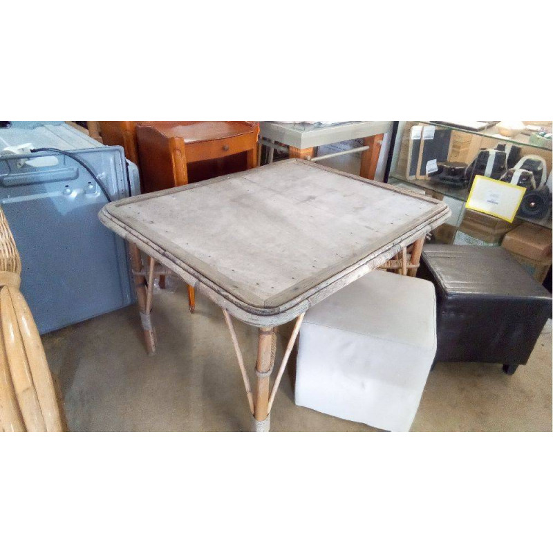 TABLE BASSE ROTIN À VERNIR OU PEINDRE