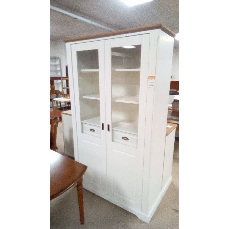 BUFFET BIBLIOTHÈQUE BLANC COTTAGE CAMIF