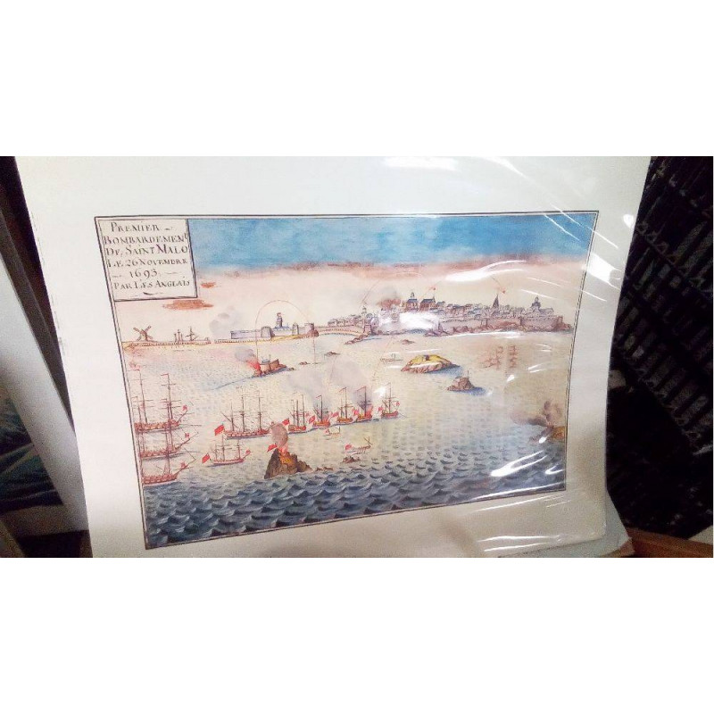 REPRO 1693 ST MALO BOMBARDEMENT