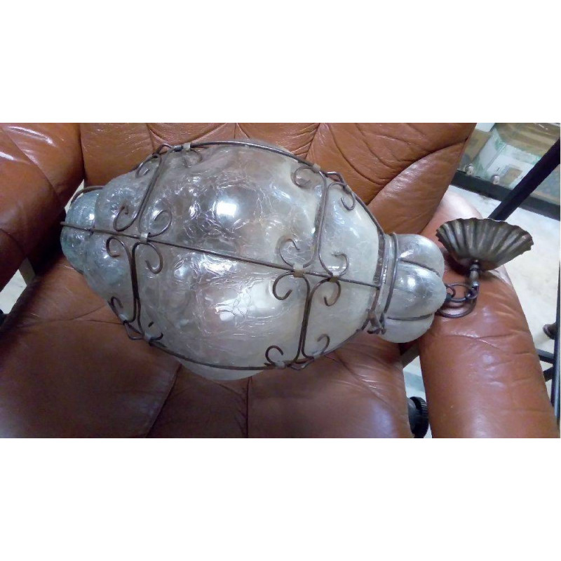 LANTERNE GRAND MODÈLE EN VERRE SOUFFLÉ