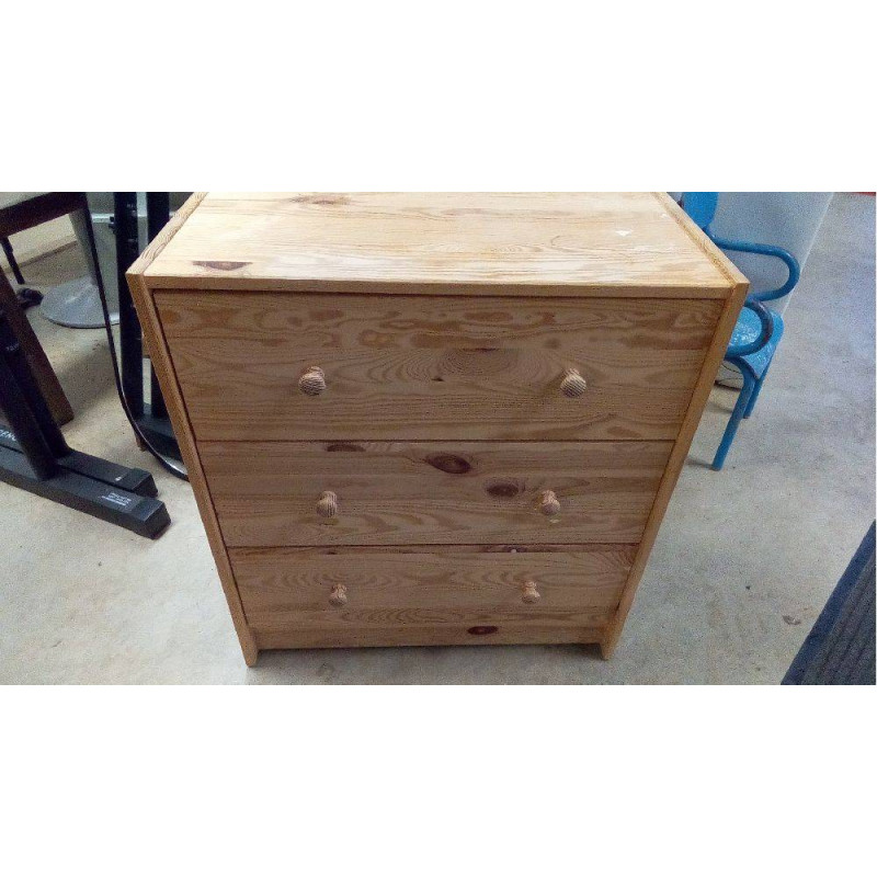 COMMODE PIN 3 TIROIRS