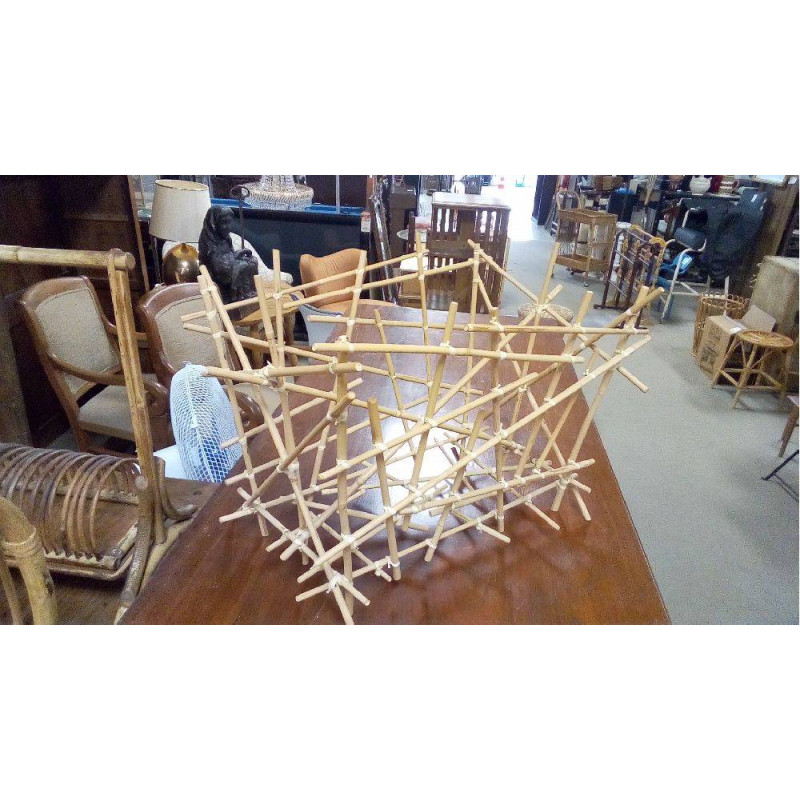 PORTE REVUES FORME LIBRE BAMBOU