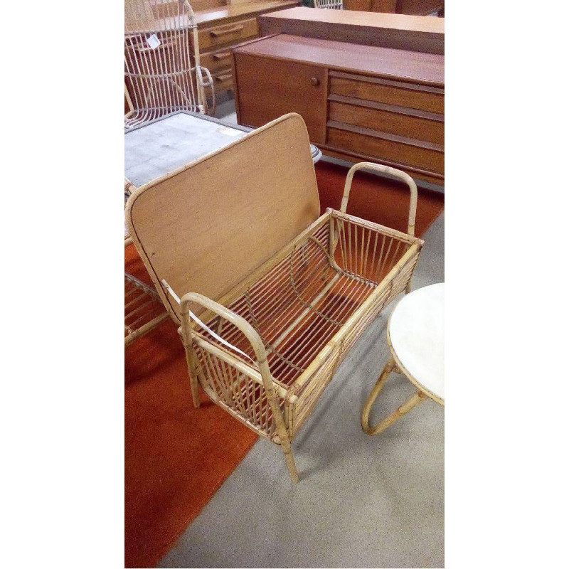 COFFRE À JOUETS ROTIN