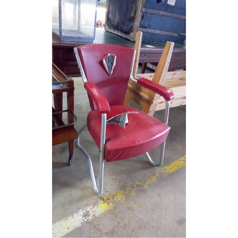 FAUTEUIL ANNÉES 50 À RESTAURER