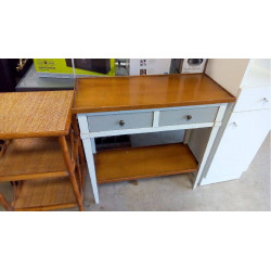 CONSOLE MERISIER 2 TIROIRS...