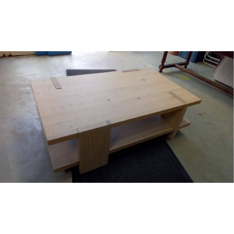 TABLE BASSE STYLE CHENE CAMIF NEUVE  (REFUS DE LIVRAISON) VALEUR CATALOGUE 291.85€