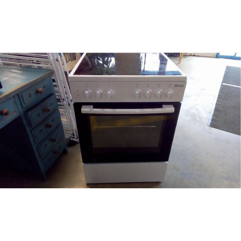 CUISINIÈRE ÉLECTRIQUE AYA VITROCERAMIQUE ÉTAT NEUF