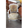 FAUTEUIL STYLE LXV TAPISSÉ