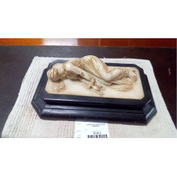 STATUETTE STE CÉCILE MARBRE