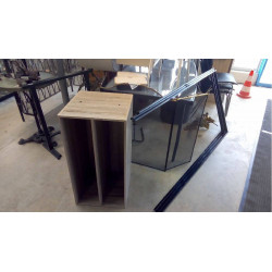 VESTIAIRE BOIS ET MÉTAL