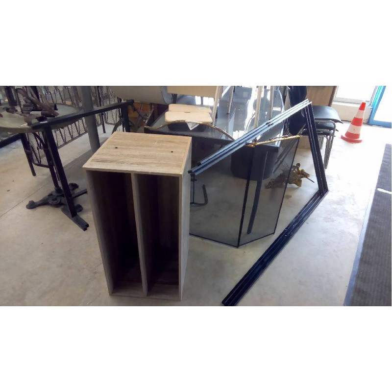 VESTIAIRE BOIS ET MÉTAL