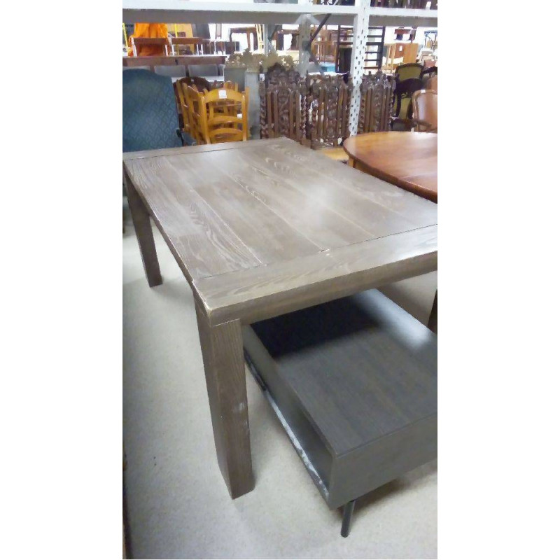 TABLE RECTANGULAIRE ACACIA AVEC ALLONGE INTERNE