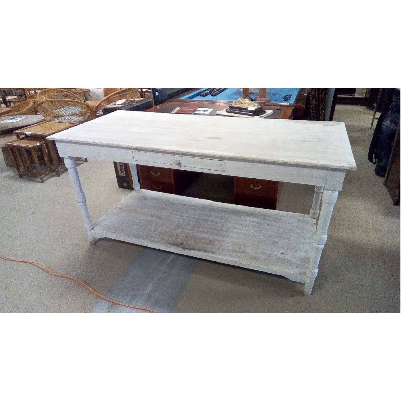 TABLE/CONSOLE STYLE DRAPIER EN L\'ÉTAT 