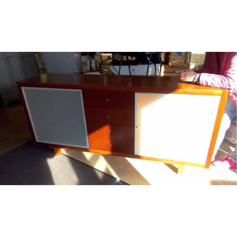 ENFILADE MODERNE 2 PORTES 4 TIROIRS