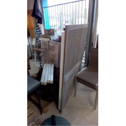 TABLE DE JARDIN TECK ET ALU...