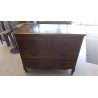 COMMODE CHÊNE 4 TIROIRS