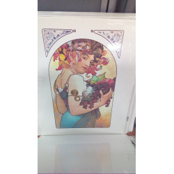 (40X50) FRUITS (ALPHONS MUCHA)