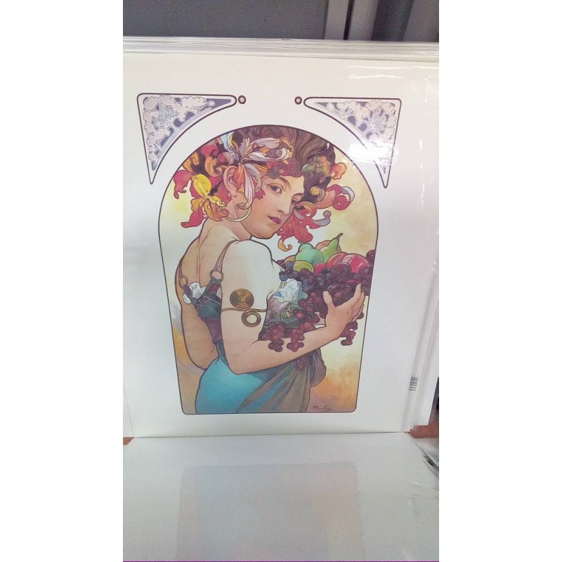 (40X50) FRUITS (ALPHONS MUCHA)