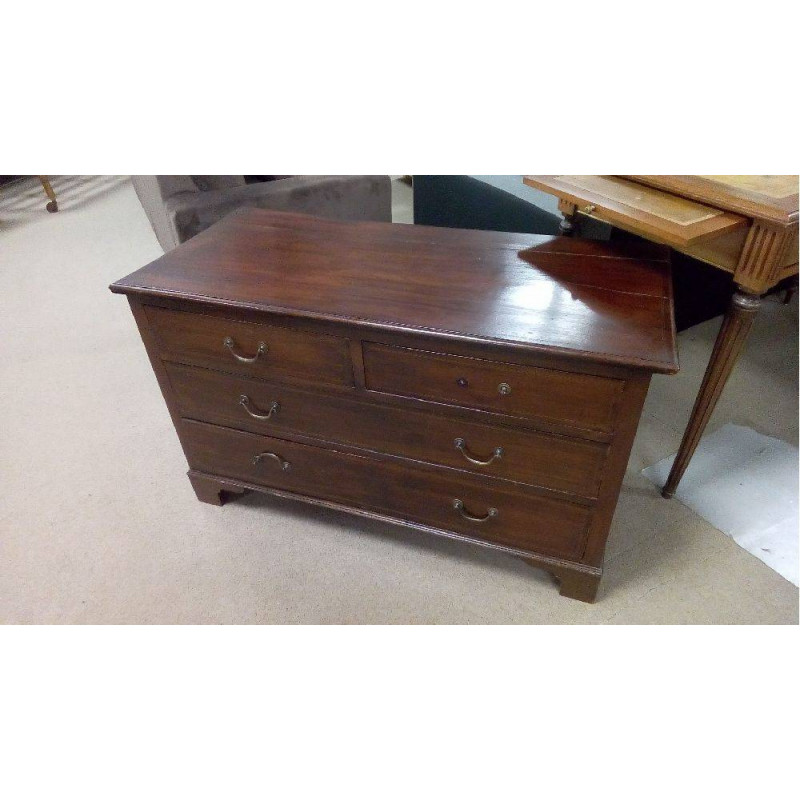 COMMODE ANGLAISE 4 TIROIRS EN L\'ÉTAT