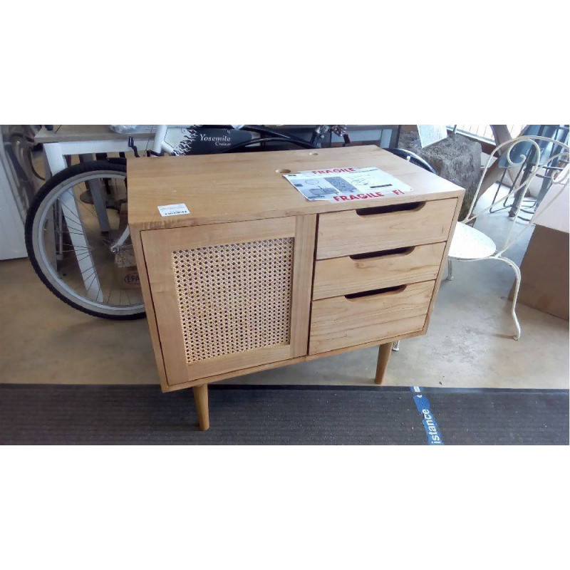 MEUBLE SOUS VASQUE BERAH GETAH( VALEUR 529€ REFUS PANNEAU FENDU)