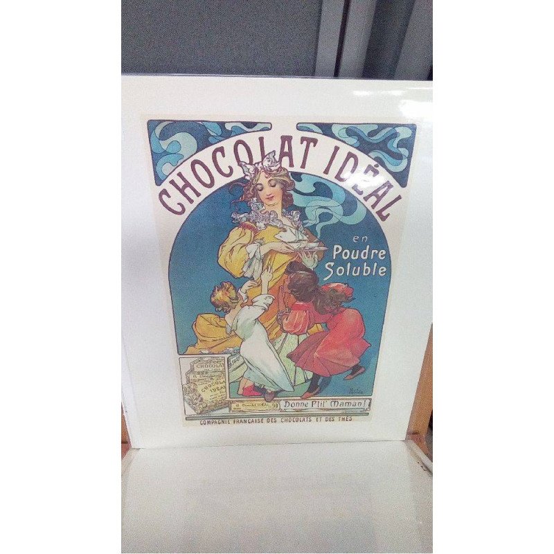 (40X50) MUCHA 3 CHOCOLAT IDEAL