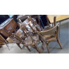 LOT DE 8 CHAISES BISTROT