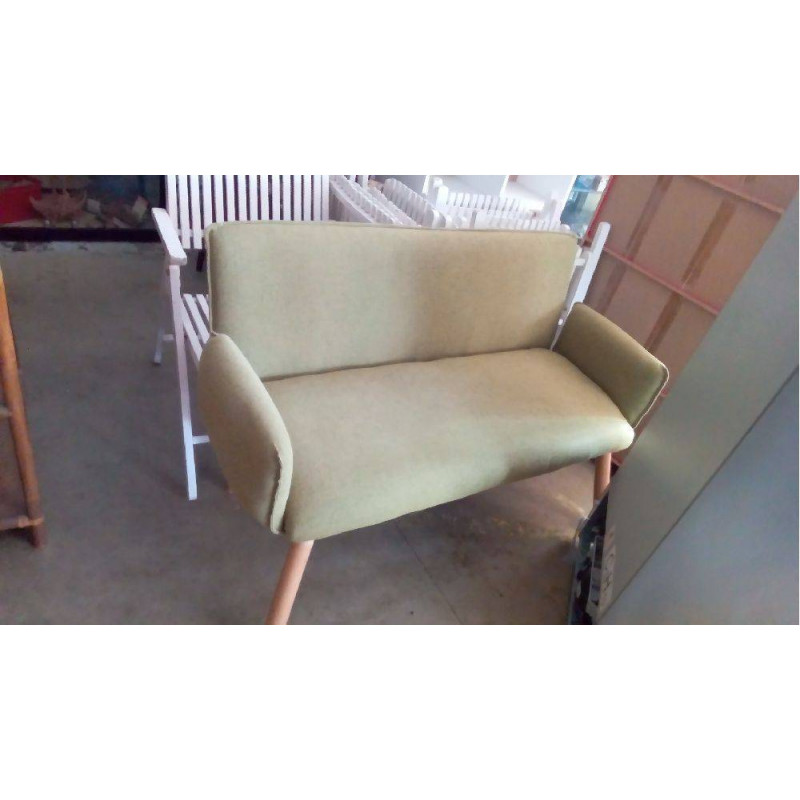 PETITE BANQUETTE VERTE TISSU CHINÉ