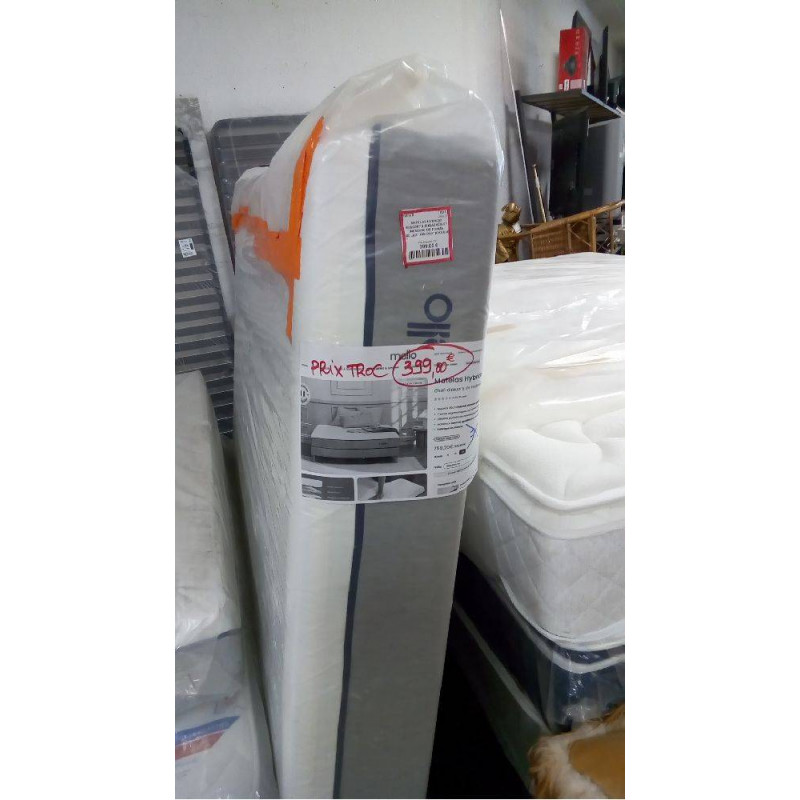 MATELAS HYBRIDE RESSORTS ENSACHÉS ET MEMOIRE DE FORME MELLO 160X200 (ERREUR DE LIVRAISON)