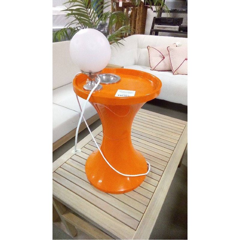 TABOURET H.MASSONET POUR STAMP FORMANT CHEVET ILLUMINÉ