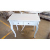 CONSOLE BLANCHE 2 TIROIRS