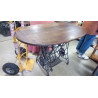 TABLE MAC SPARK DESSUS CHÊNE OVALE