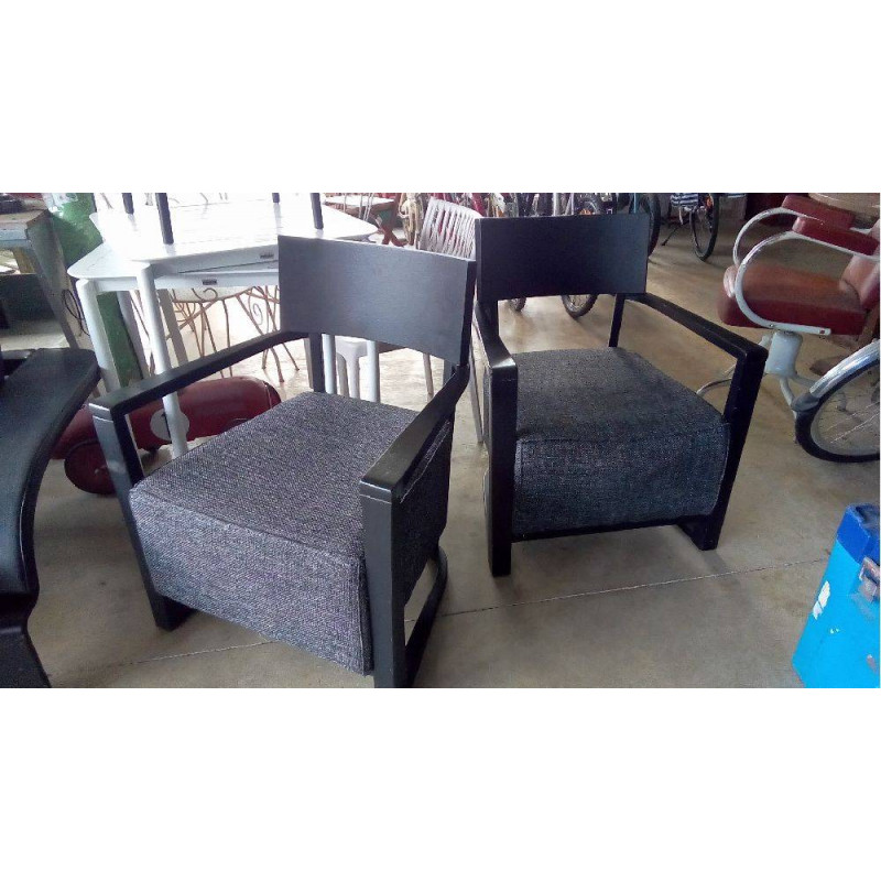 PAIRE DE FAUTEUILS STYLE ART DÉCO