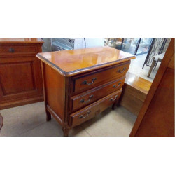 COMMODE MERISIER 3 TIROIRS
