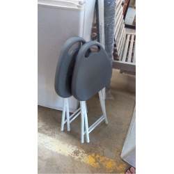 PAIRE DE TABOURETS PLIANTS