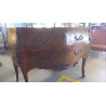 COMMODE BOMBÉE BOIS DE ROSE STYLE LOUIS XV