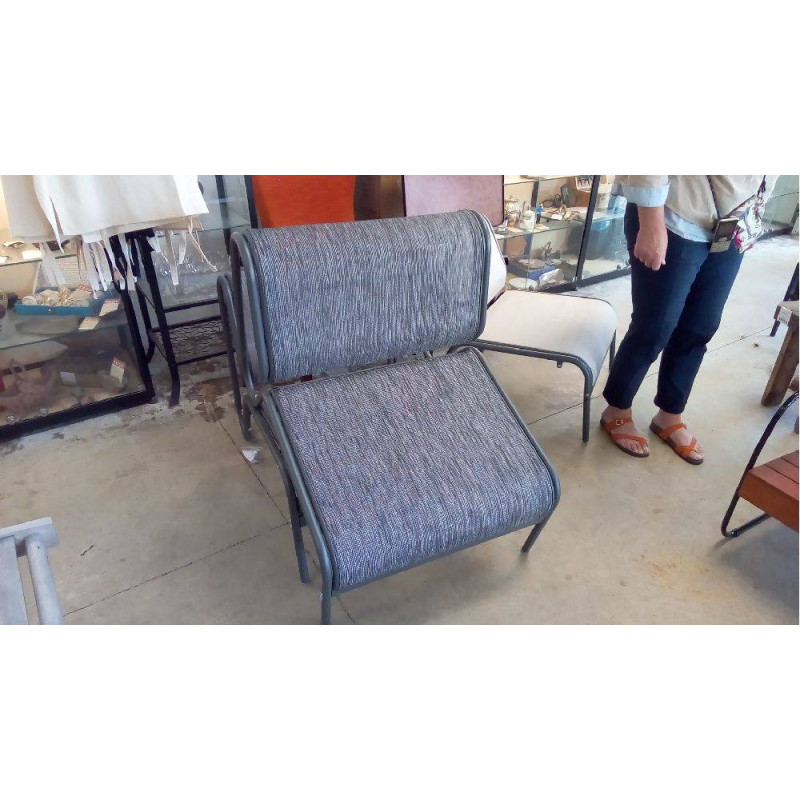 FAUTEUIL DE JARDIN TOILE IMPUTRESCIBLE