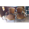 FAUTEUIL VELOURS LA PAIRE COULEUR BRONZE