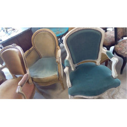 FAUTEUIL VELOURS L\'UNITÉ